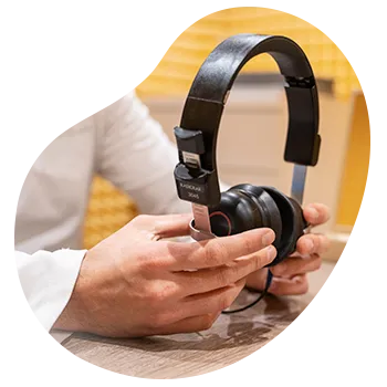 Prueba de audiometría